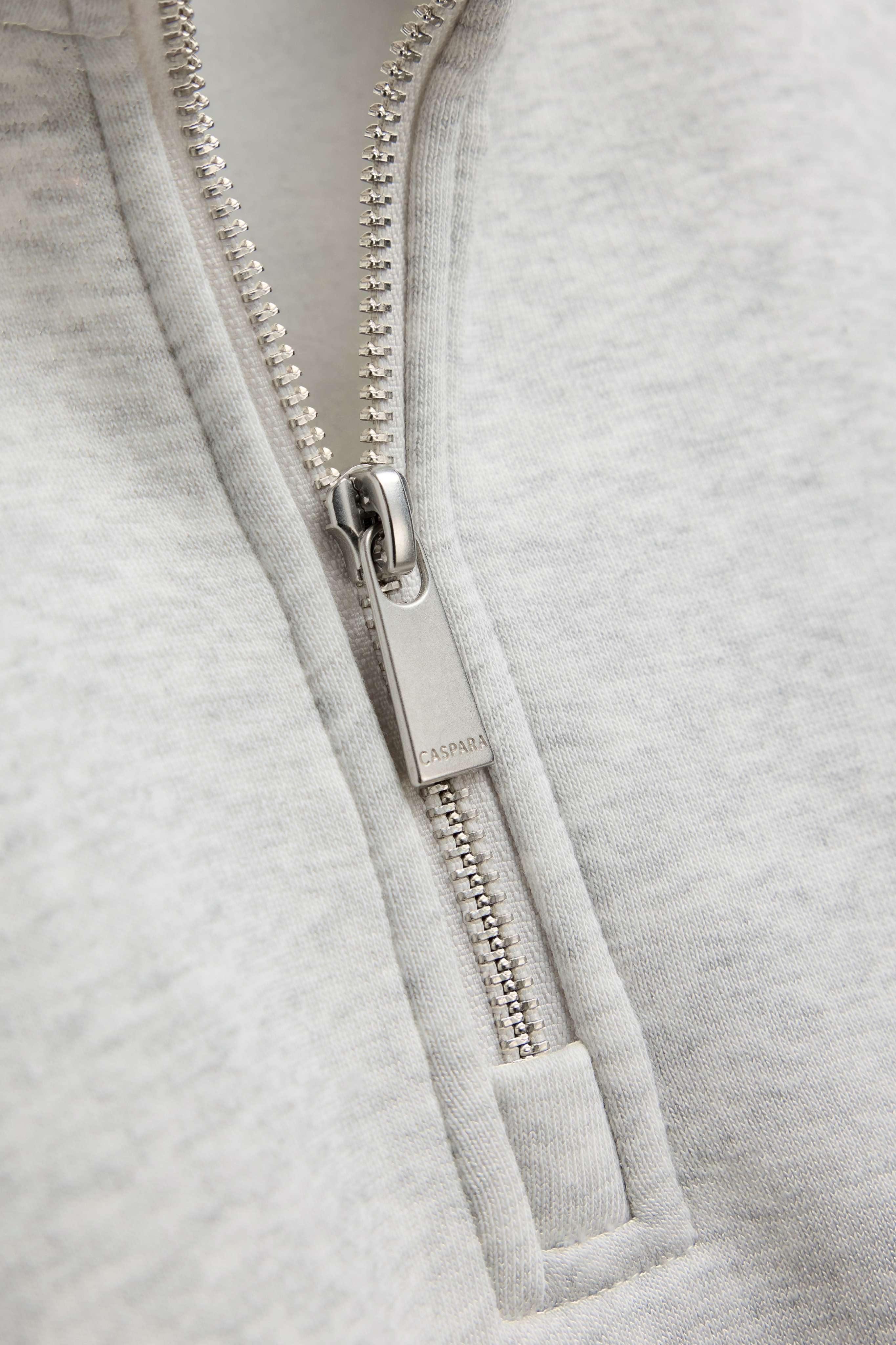 M. Raquet Club Half-Zip - Grey Melange